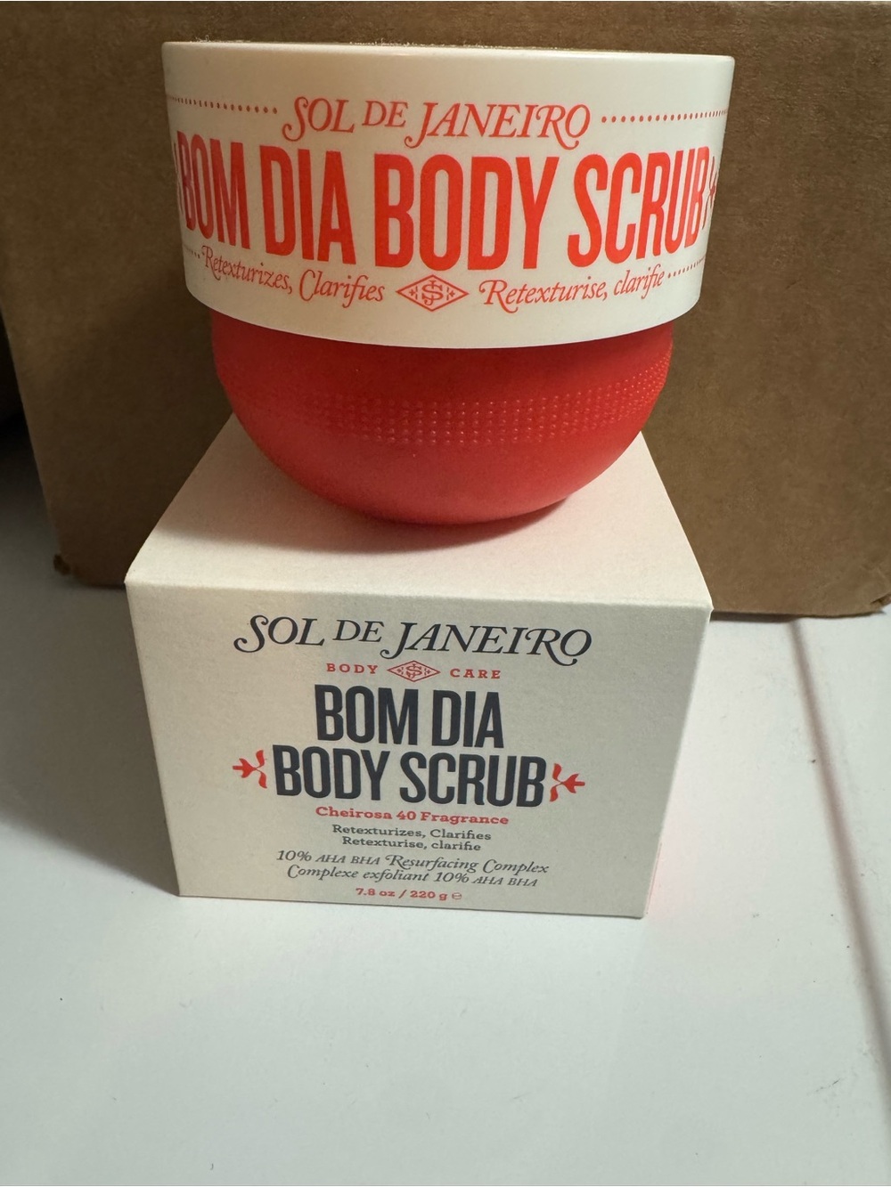 Sol de Janeiro Bom Dia Body Scrub 7.8 oz NEW SEALED Full Size
